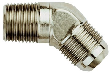 -10 AN To 1/2" NPT 45 Degree Oil Drain Fitting - Click Image to Close